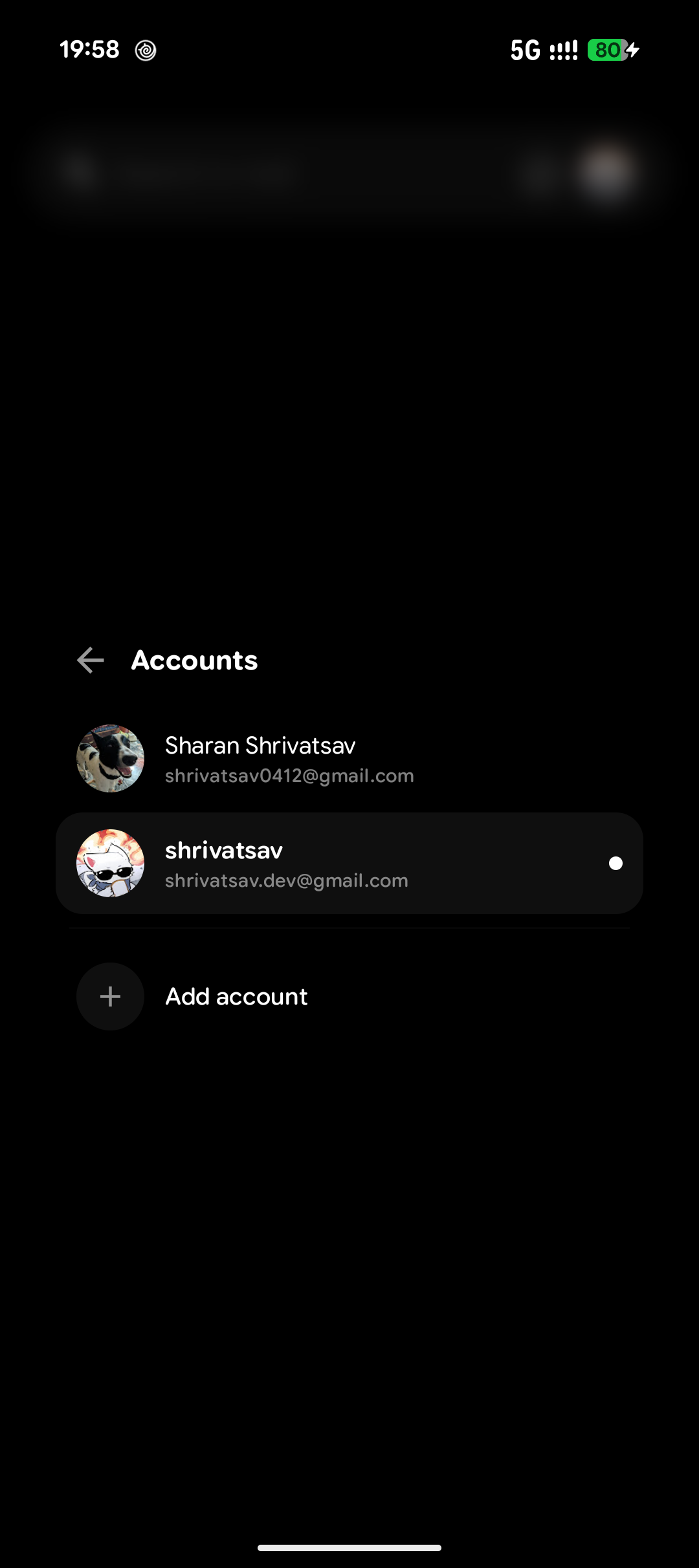 Quick Account Access
